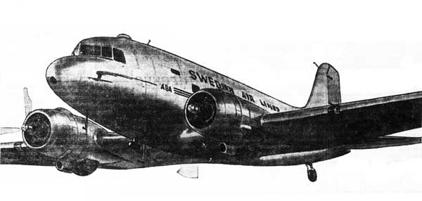 DC-3 i ABA-annons